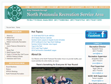 Tablet Screenshot of northpenrec.com